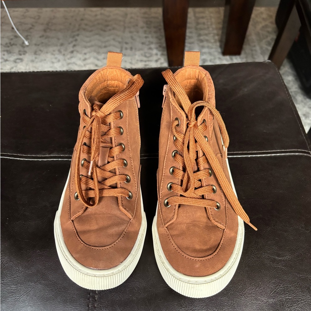 Cat & Jack Brown High-Top Kids Sneakers
